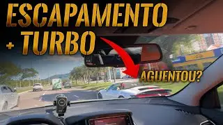 MODIFIQUEI O ESCAPAMENTO DA ECLIPSE CROSS TURBO! ROLE PARA PRAIA.