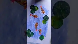 Creative ideas🐠|| #easydrawing #viral #fish #creative #art #painting #paintingideas #trendingshorts