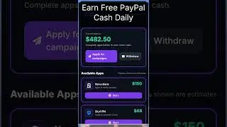 Make Money Online and Cash Out to PayPal #earnmoneyonline #earningapp #earnfromhome #paypalcash