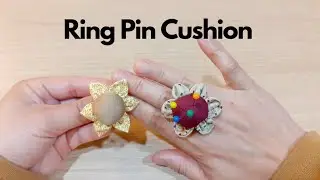 Ring Pin Cushion// Sewing Project for Scrap Fabric