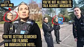 UK Rookie Coppers Gang Search Auditor Filming Immigration Hotel&mdash;Instant Regret
