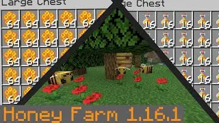 Super Fast Honey Farm | Minecraft Java 1.16.1