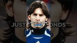 Messi's Shocking International Debut: The 47-Second Disaster #messi #lionelmessi