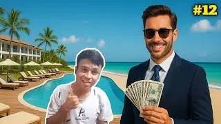 CAN I EARN 10K DOLLARS IN ONE DAY IN MY BEACH RESORT? OCEAN RESORT HOTEL SIMULATOR GAMEPLAY #12 
