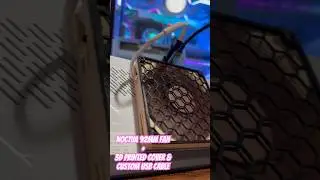 This crazy fan mod actually works! Noctua fan on my #rogally  full video in the comments!