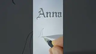 Drawing the name Anna