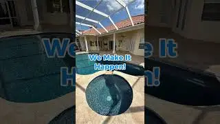 Palm Coast Full Pool Remodel Before and After  #custompoolbuilder #poolremodel #palmcoast
