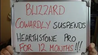 BLIZZARD Ban Heartstone Pro for Dare Speaking Out in Support!!