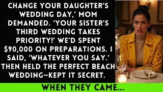 Mom Demanded, ‘Change Your Daughter’s Wedding Day—Your Sister’s Third Wedding Takes Priority.’ The…