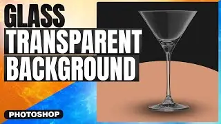 Glass Transparent Background in Photoshop | easy and fast