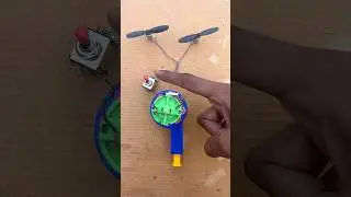 How I Powered a Mini drone motor with My Hand using toy