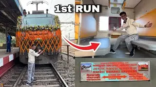 SantraGachi - AnandVihar AmritBharat Express 1st Run 😃