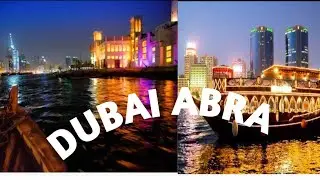 Beautiful Dubai Abra boat ride @ Night.
