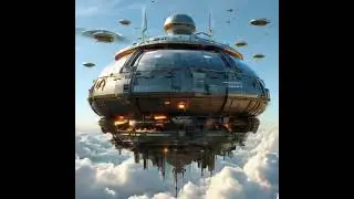 alien technologies for cleaning the atmosphere. Anton Vibe Art #ai #nft #ufo