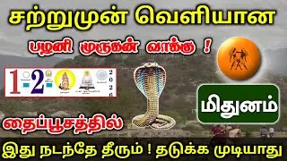 மிதுனம் ! பிப்ரவரி 1 தைப்பூசத்தில் நடக்கப்போவது இதுதான் ! February month rasipalan 2026 !