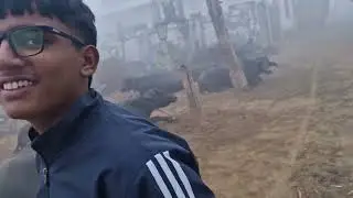 आज गए  खेत मै गेहुं बोने