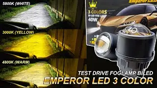 Test Drive Foglamp Biled Emperor Led 3 Color