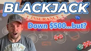 DOWN $500 Playing Double Down Madness… Then I Went FULL TILT! #casino #gambling #blackjack #money