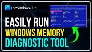 How to Run WINDOWS MEMORY DIAGNOSTIC TOOL in Windows 11\10 [EASY SOLUTION]
