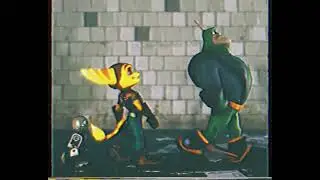 Dr. Livesey walk meme but it's Ratchet & Clank