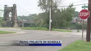 Paving projects on schedule in Wheeling