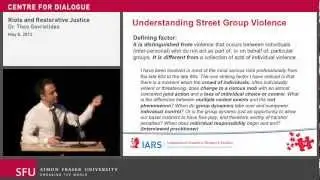 Riots and Restorative Justice - Part 2, Theo Gavrielides Lecture