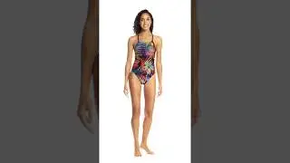TYR Safari Crosscutfit Tieback One Piece Swimsuit | SwimOutlet.com