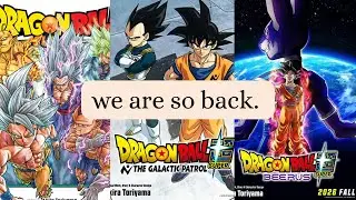 DRAGON BALL SUPER MAKES AN EMPHATIC RETURN: ANIME, GAMES, & MORE!