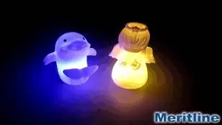 LED Color Changing Night Light @ Meritline (#410-449/410-450)