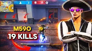 M590+PARAFAL 💪99% Headshot 20 Kill⚡Solo Vs Squad | Full Gameplay | Mobile 📱 Free Fire