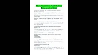 Ancc CertificATIon Pmhnp Board Exam Question Bank Brand New