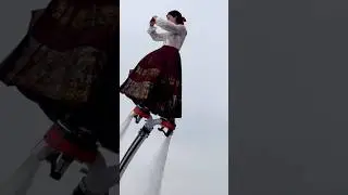 Dikira Bidadari, Ternyata Aksinya Bikin Jantungan! 😱 #shorts #flyboard