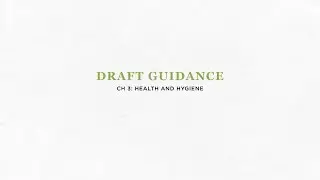Chapter 3: Health and Hygiene (Subpart D)