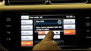 Range Rover Front Monitor System Playing DVD