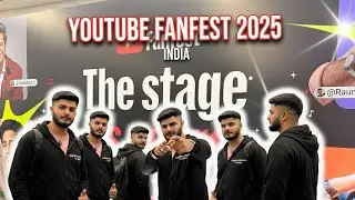 YTFF 2025 Mumbai Vlog | YouTube FanFest Full Experience with Creators & Performances 