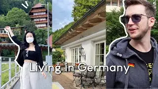Life in Germany | Relaxing weekend trip to Black Forest with family, try German dishes | VLOG