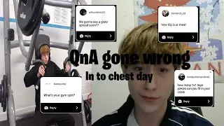 QnA in to chest day | Gym group