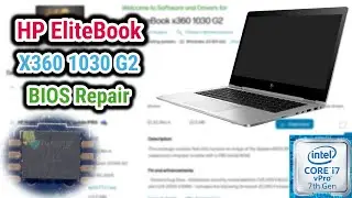 HP EliteBook X360 1030 G2 Black Screen Fix (BIOS Repair Tutorial)