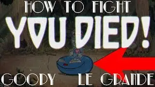 How to fight the first boss in Cuphead - Goopy le grande - TUTORIAL - Gameplay