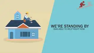 Roofing Repair Company 2D Animated Promo Video