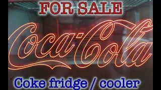 FOR SALE - Liebherr - Coca Cola - Coke fridge / cooler - Man cave