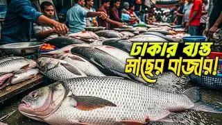 মিরপুরের সবচেয়ে ব্যস্ত মাছের বাজার | ইলিশ থেকে শোল–সব এক জায়গায় | Fish Market Dhaka