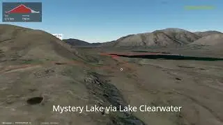 Mystery Lake via Lake Clearwater ∆ hiking trails ∆ 3d-trail.com/new-zealand/