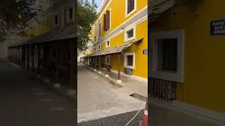 French colony white town pondicherry #pondicherry #whitetown #pondicherrytour #pondicherryvibes