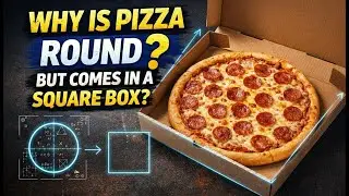 Why Is Pizza Round but Comes in a Square Box #FoodDecoding #FoodScience