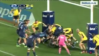 Blues v Hurricanes highlights, 2013 Investec Super Rugby Round 9