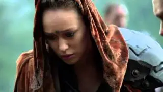 The 100 Clarke and Lexa Find Indra injured