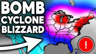 A Bomb Cyclone Blizzard Is About to EXPLODE... Feet Of Snowfall Incoming