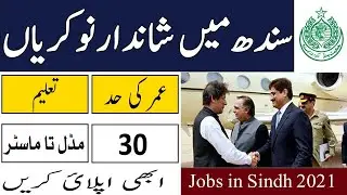 Govt of Sindh Irrigation Department Jobs 2021 - Sindh Government Jobs