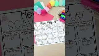 Try this FREE friendship scavenger hunt as an ice breaker at the beginning of the year! #free